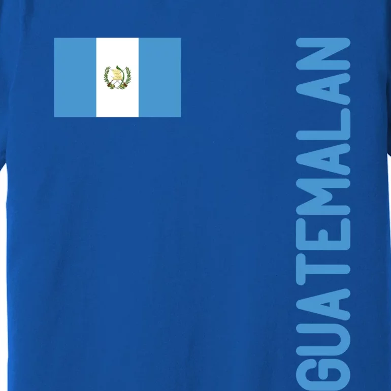 Guatemalan Flag And Guatemala Roots Cool Gift Premium T-Shirt