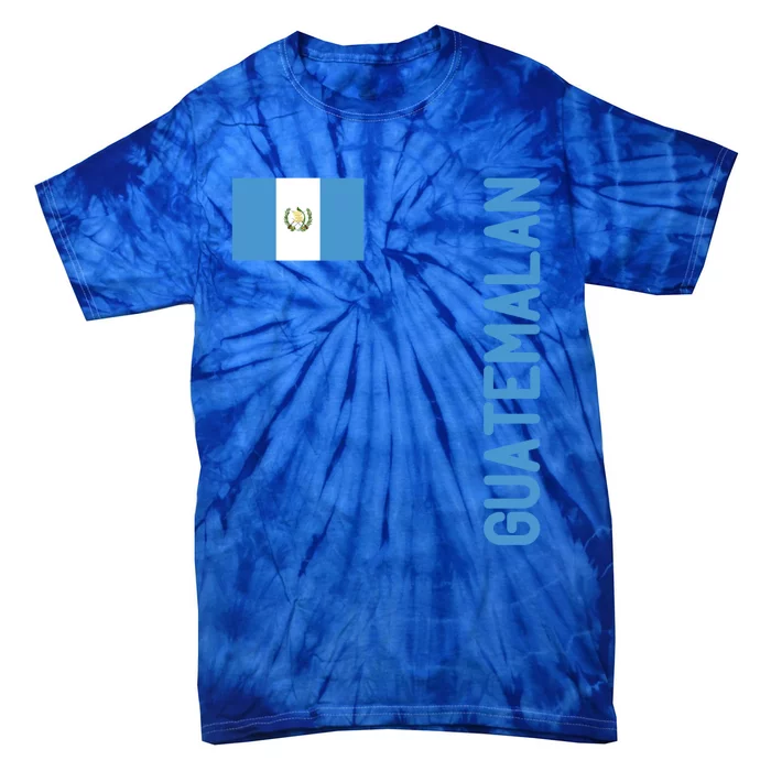 Guatemalan Flag And Guatemala Roots Cool Gift Tie-Dye T-Shirt