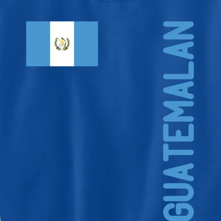 Guatemalan Flag And Guatemala Roots Cool Gift Kids Sweatshirt