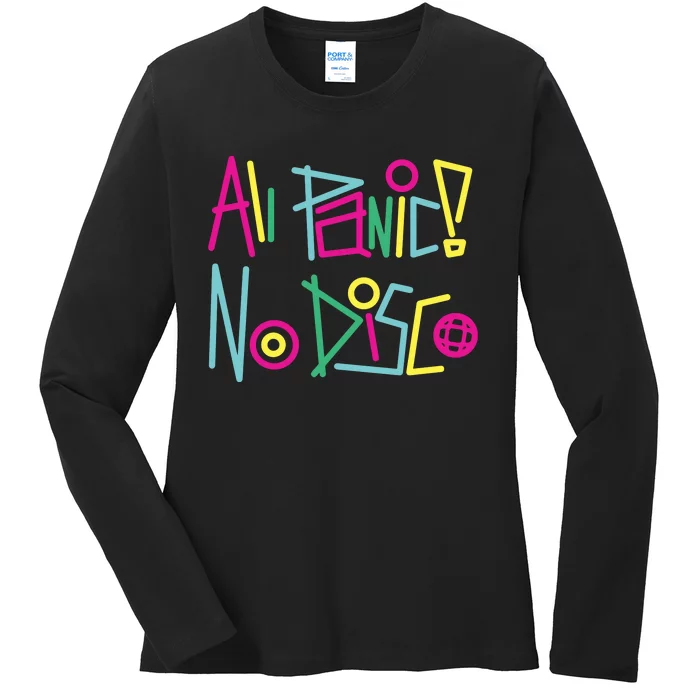 Got Funny All Panic No Disco Ladies Long Sleeve Shirt