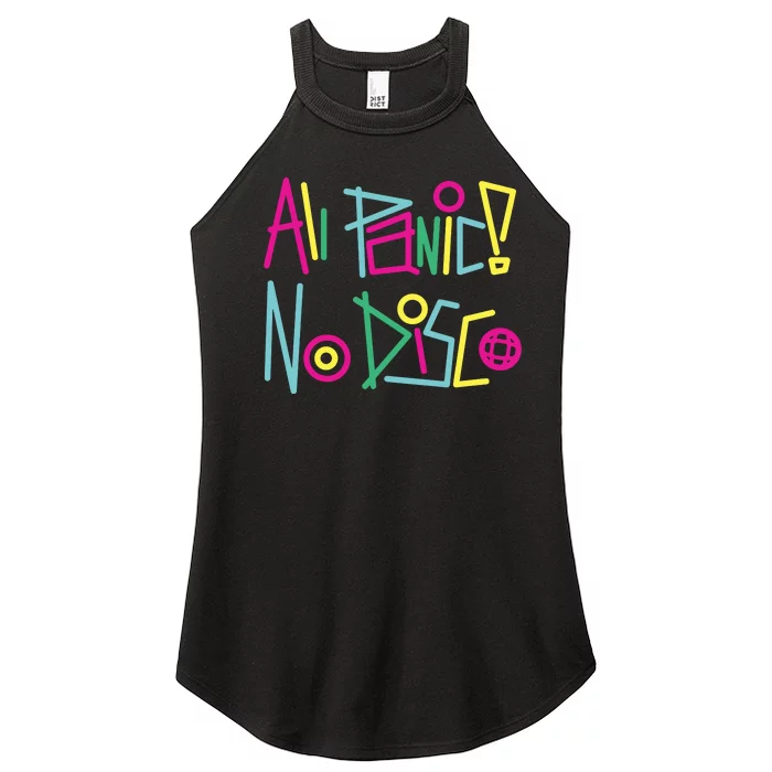 Got Funny All Panic No Disco Women’s Perfect Tri Rocker Tank