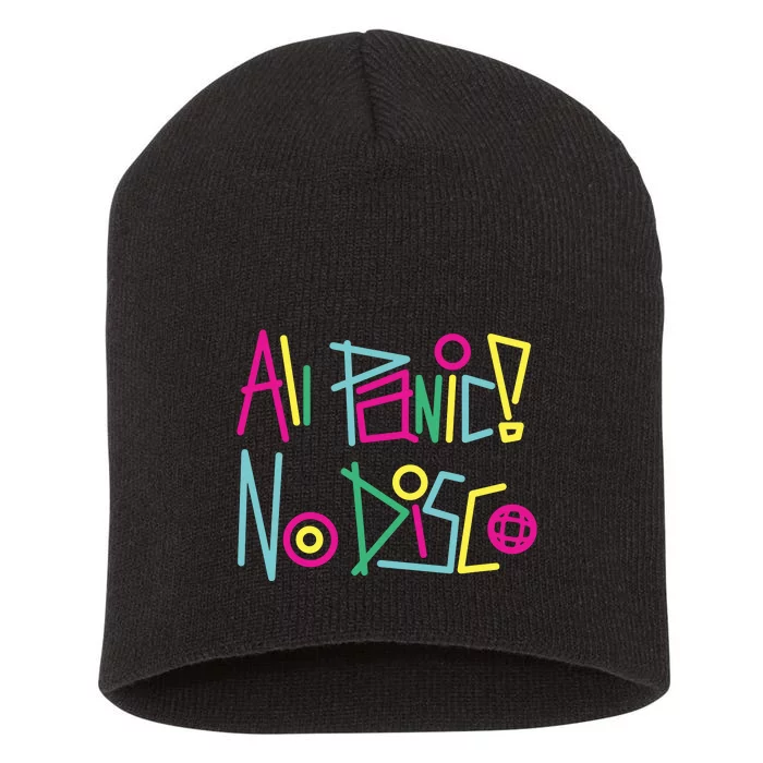 Got Funny All Panic No Disco Short Acrylic Beanie