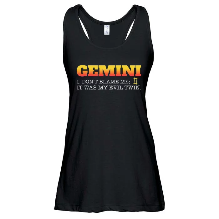 Gemini Facts Astrology Twin Horoscope Zodiac Sign Birthday Ladies Essential Flowy Tank