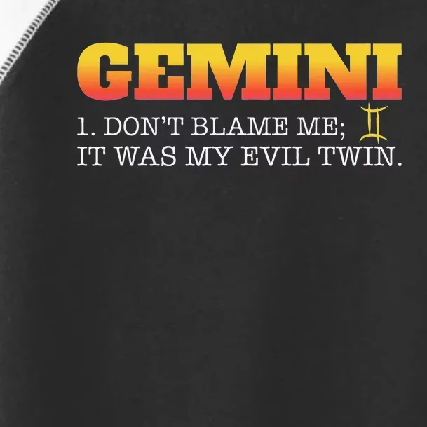 Gemini Facts Astrology Twin Horoscope Zodiac Sign Birthday Toddler Fine Jersey T-Shirt