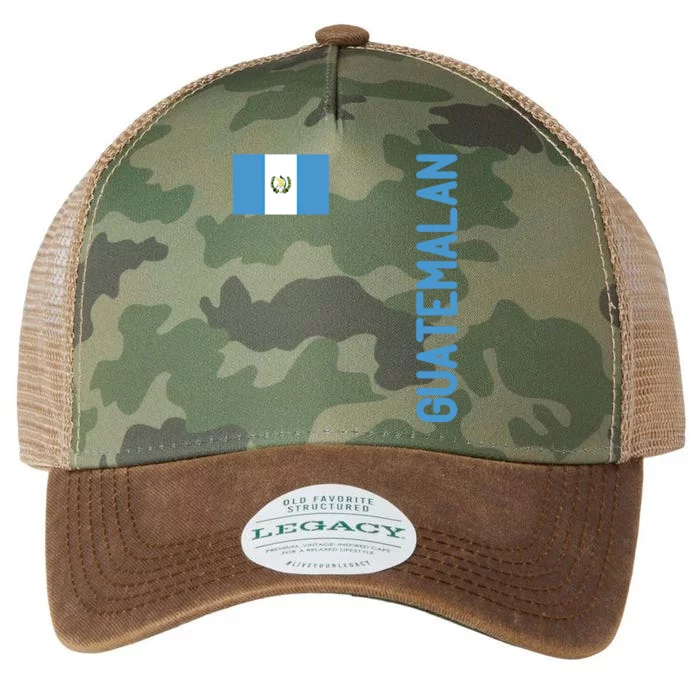 Guatemalan Flag And Guatemala Roots Gift Legacy Tie Dye Trucker Hat