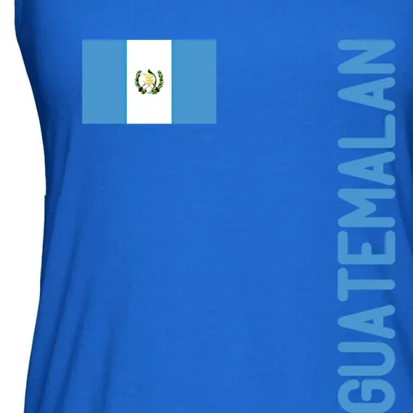 Guatemalan Flag And Guatemala Roots Gift Ladies Essential Flowy Tank