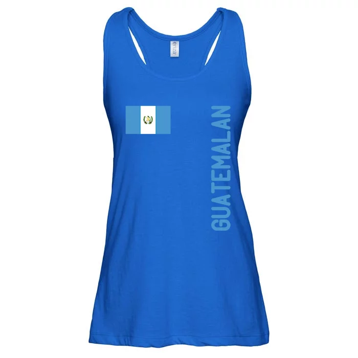 Guatemalan Flag And Guatemala Roots Gift Ladies Essential Flowy Tank