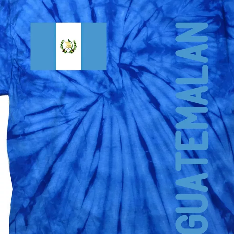 Guatemalan Flag And Guatemala Roots Gift Tie-Dye T-Shirt