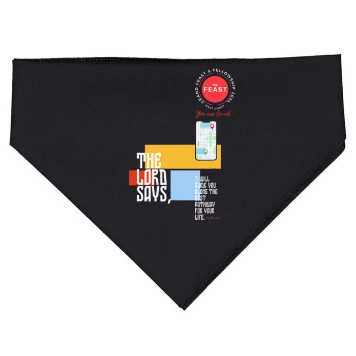 Grand Feast And Fellowship 2024 USA-Made Doggie Bandana