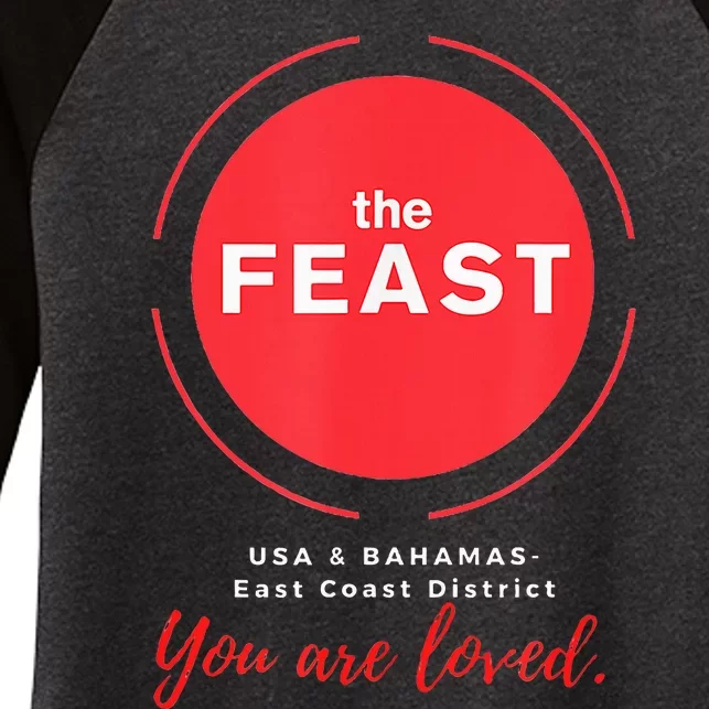 Grand Feast And Fellowship 2024 Women's Tri-Blend 3/4-Sleeve Raglan Shirt