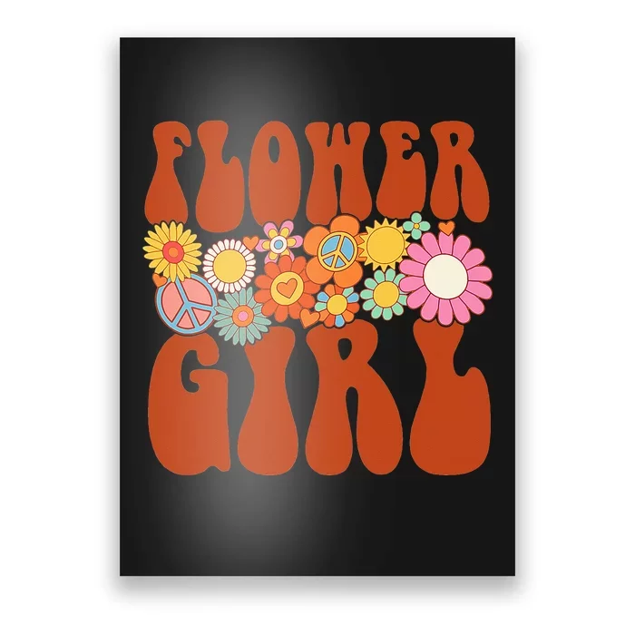 Groovy Flower A Bridesmaid Proposal Flower Poster