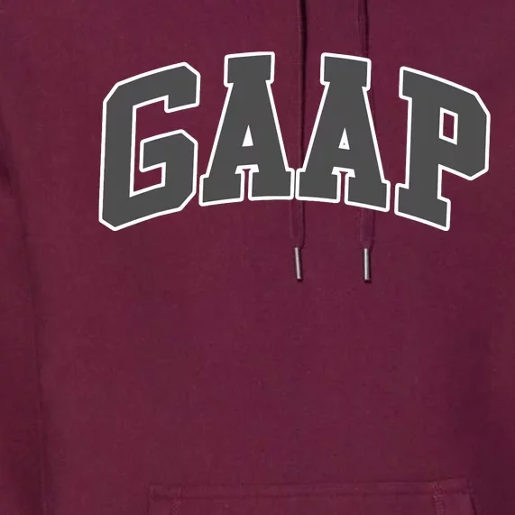 GAAP Funny Accountant T For CPA Gift Premium Hoodie