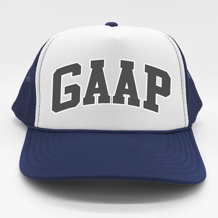 GAAP Funny Accountant T For CPA Gift Trucker Hat