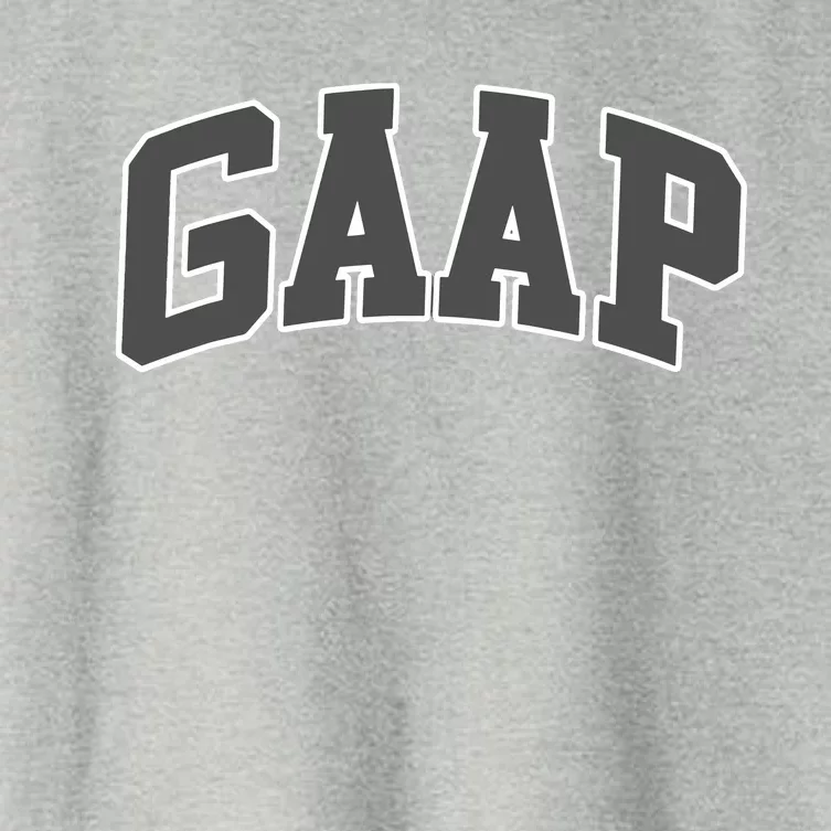 GAAP Funny Accountant T For CPA Gift Women's Crop Top Tee