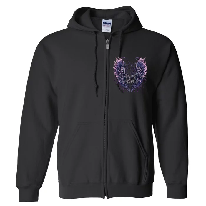 Goth Fairycore Aesthetic Gothic Fairy Aesthetic Full Zip Hoodie