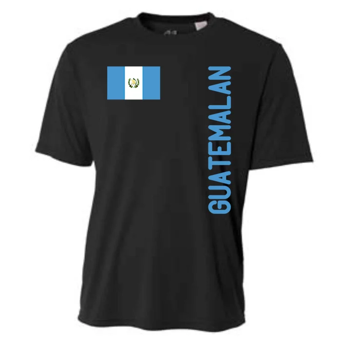 Guatemalan Flag And Guatemala Roots Gift Cooling Performance Crew T-Shirt