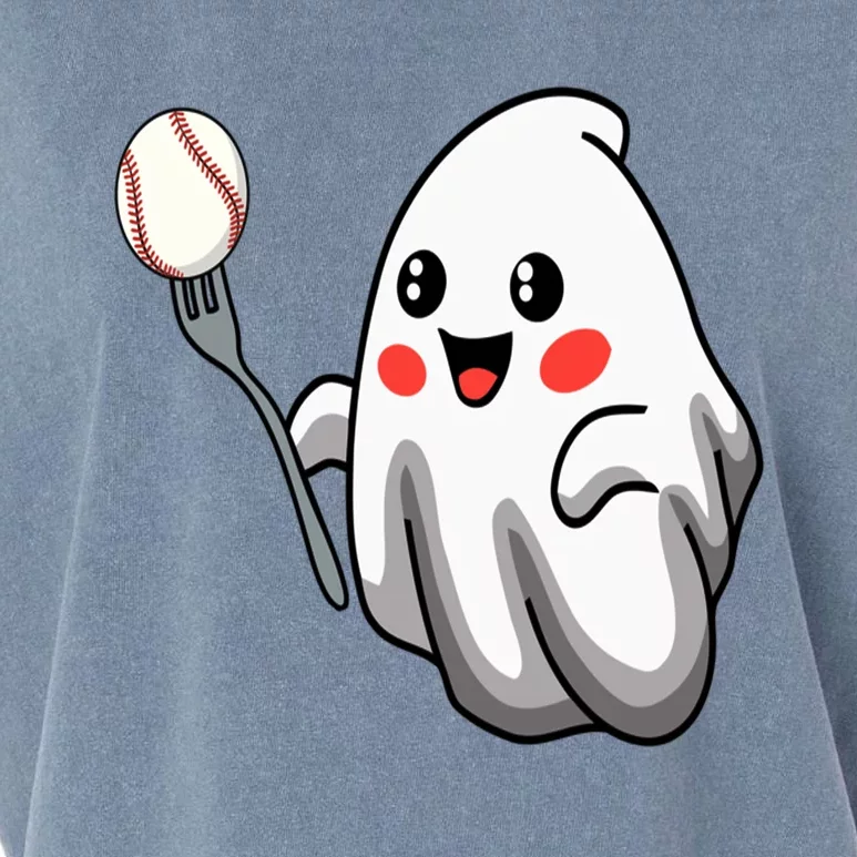 Ghost Forkball Baseball Pitch Fork Ball Strikeout Pitcher Garment-Dyed Women's Muscle Tee