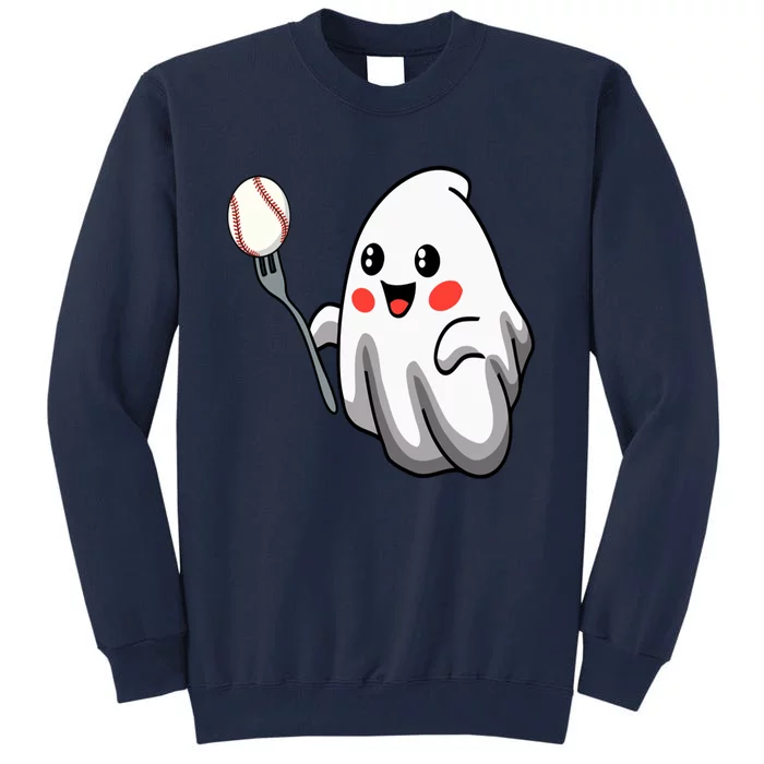 Ghost Forkball Baseball Pitch Fork Ball Strikeout Pitcher Tall Sweatshirt