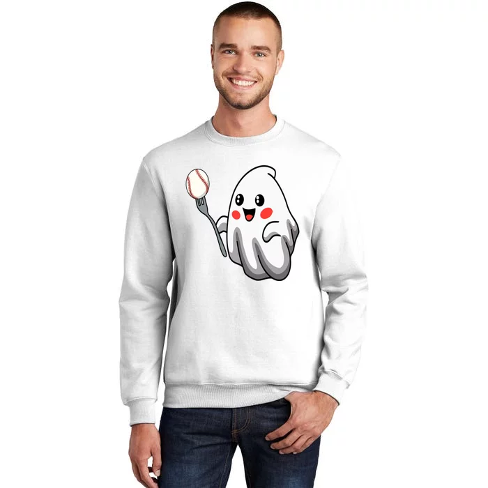 Ghost Forkball Baseball Pitch Fork Ball Strikeout Pitcher Sweatshirt