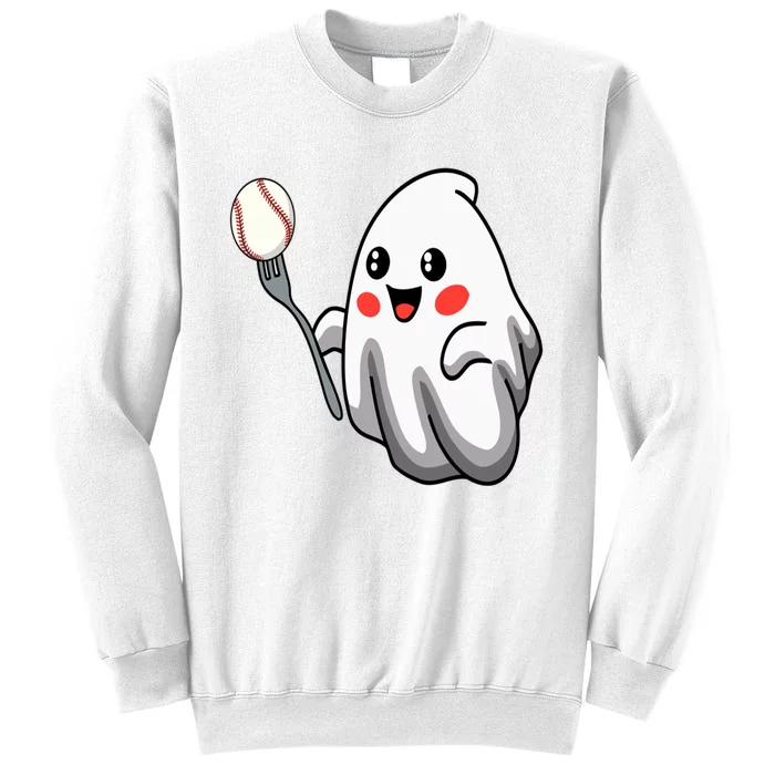 Ghost Forkball Baseball Pitch Fork Ball Strikeout Pitcher Sweatshirt