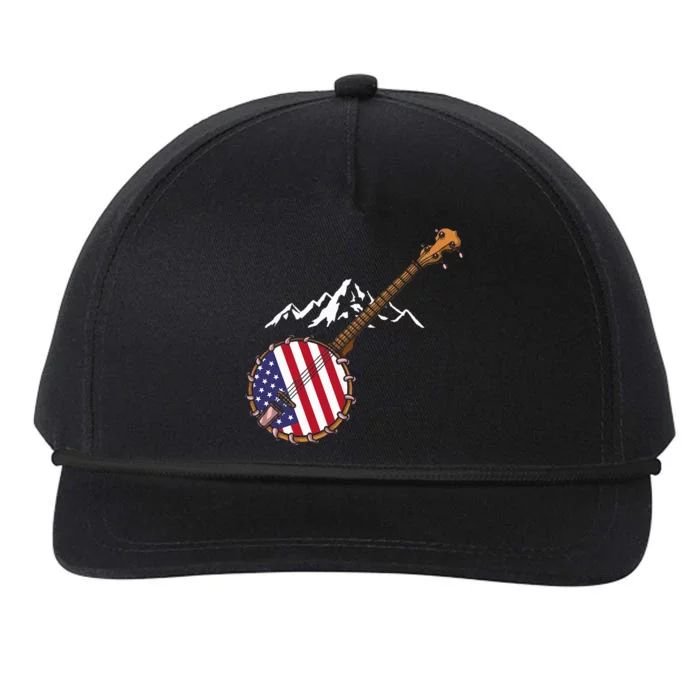 Gifts For Bluegrass Lovers Banjo Mandolin Kentucky Snapback Five-Panel Rope Hat