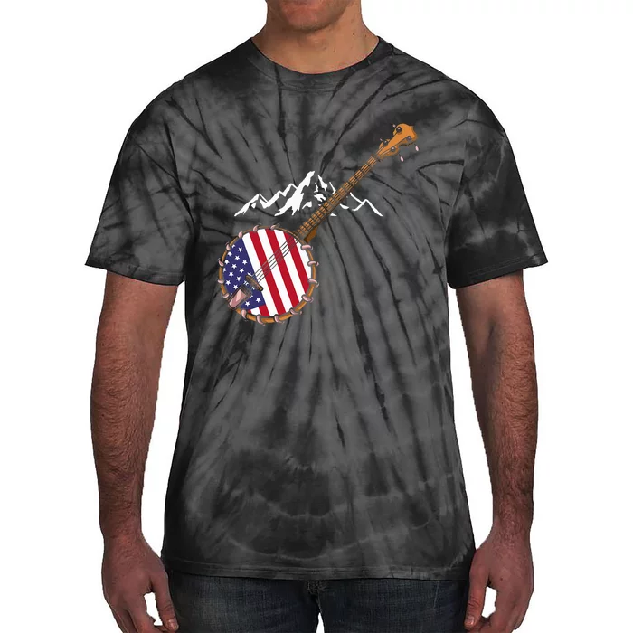 Gifts For Bluegrass Lovers Banjo Mandolin Kentucky Tie-Dye T-Shirt