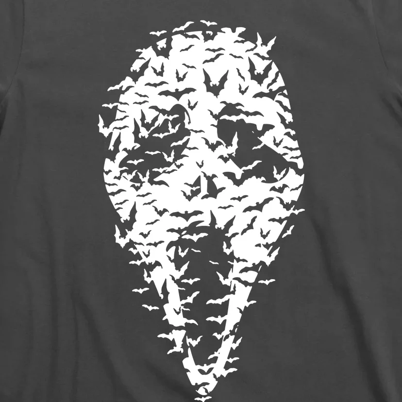 Ghost Face Bat Halloween Movie Mask T-Shirt