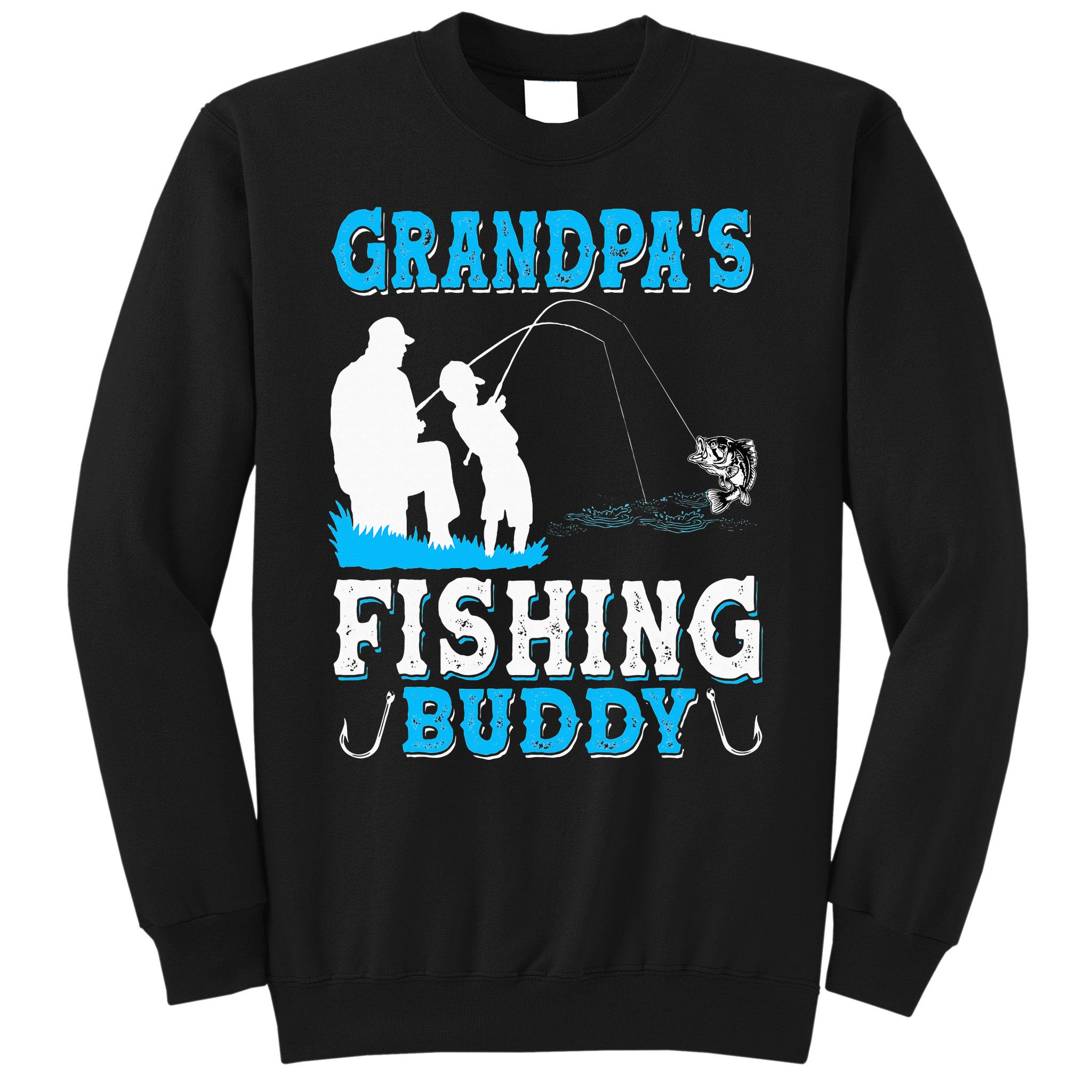 Custom Baby Bodysuit Grandpa's Little Fishing Buddy Fisherman Grandfather  Cotton