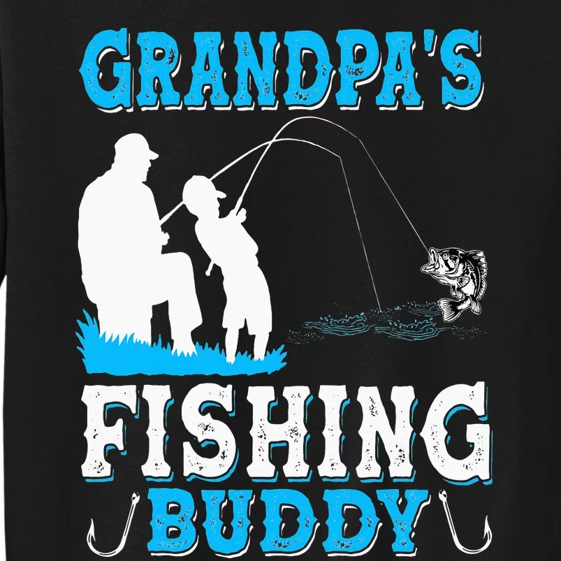 Grandpa's Fishing Buddy For Grandpa Fisherman Sweatshirt