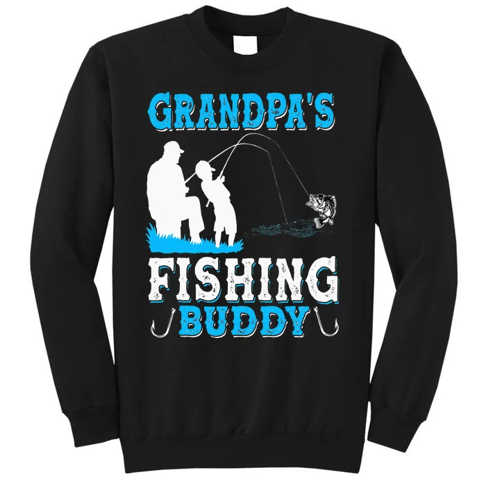 Grandpa's Fishing Buddy for Grandpa Fisherman Sweatshirt