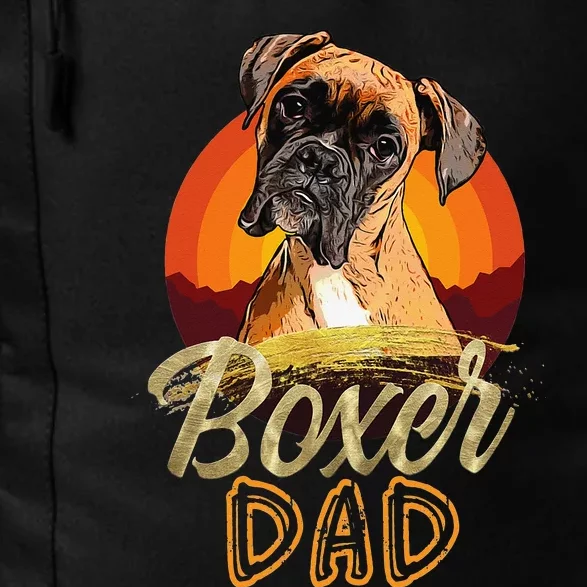 Gift For Boxer Lover Boxer Dad Daily Commute Backpack