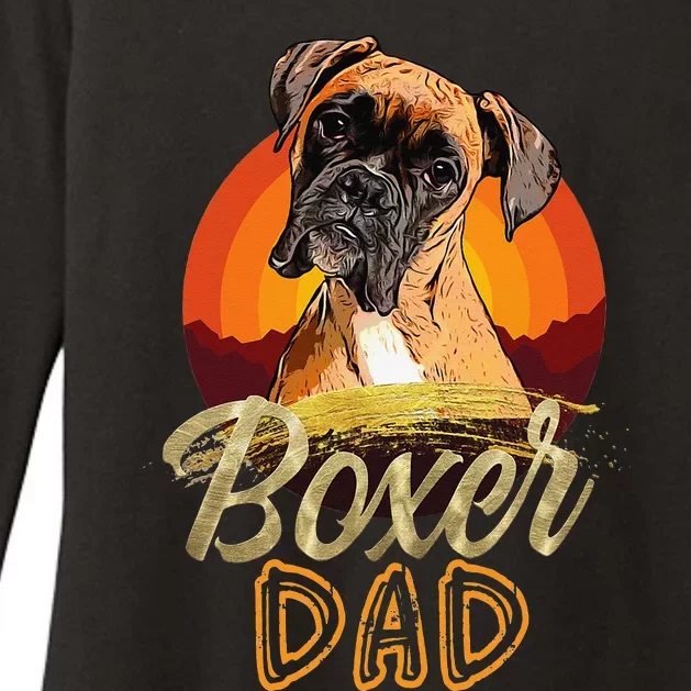 Gift For Boxer Lover Boxer Dad Womens CVC Long Sleeve Shirt