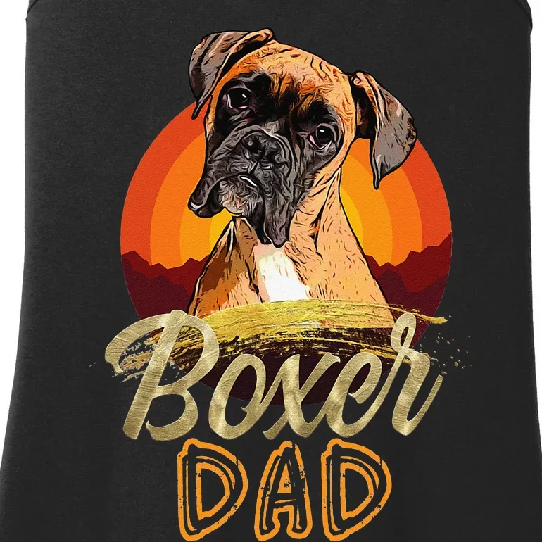 Gift For Boxer Lover Boxer Dad Ladies Essential Tank