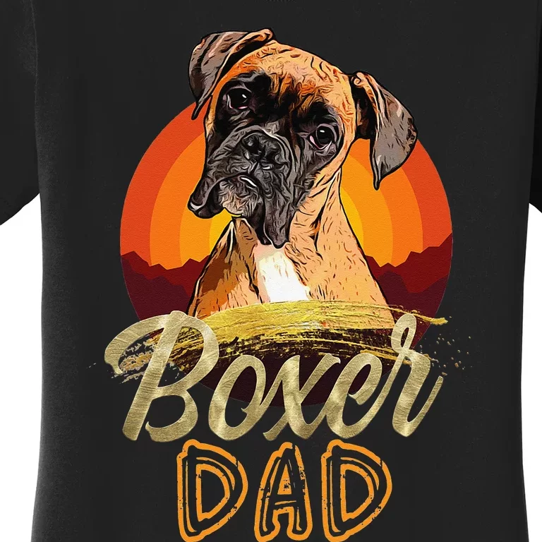 Gift For Boxer Lover Boxer Dad Women's T-Shirt