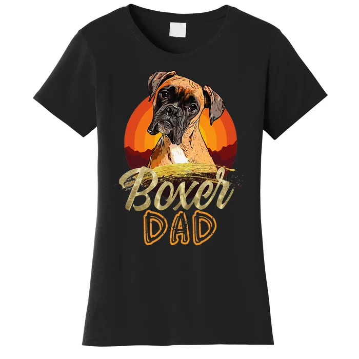 Gift For Boxer Lover Boxer Dad Women's T-Shirt