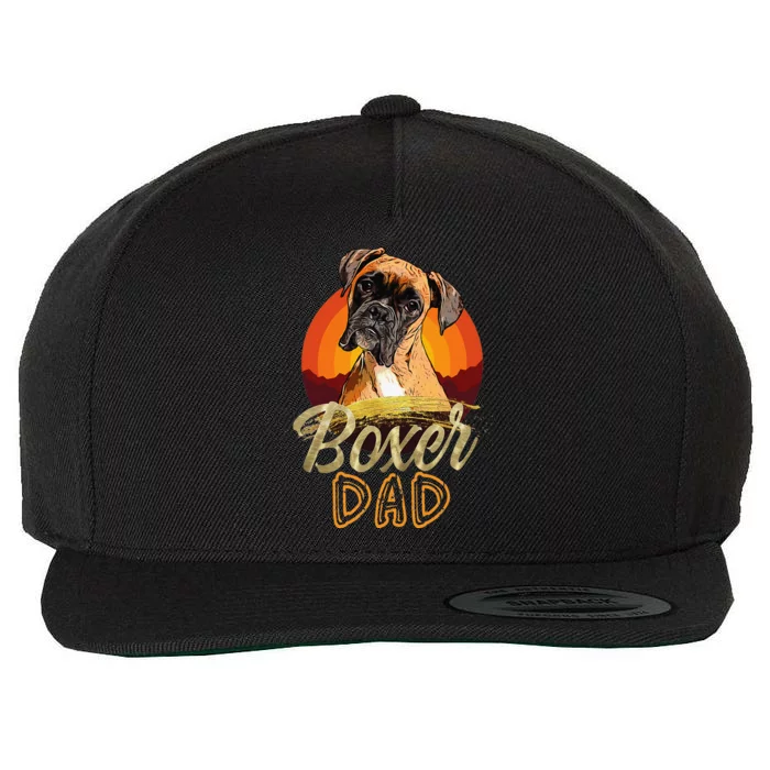 Gift For Boxer Lover Boxer Dad Wool Snapback Cap