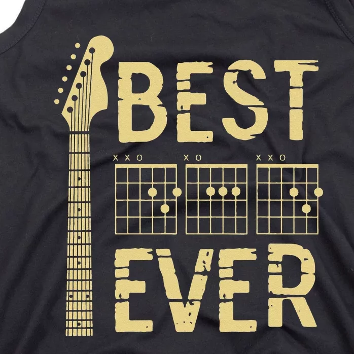 Guitarist Father Best Dad Ever D A D Chord Gifts Guitar Tank Top