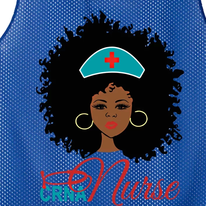 Gift For Black Crna Nurse Anesthetist Anesthesiologists Funny Gift Mesh Reversible Basketball Jersey Tank