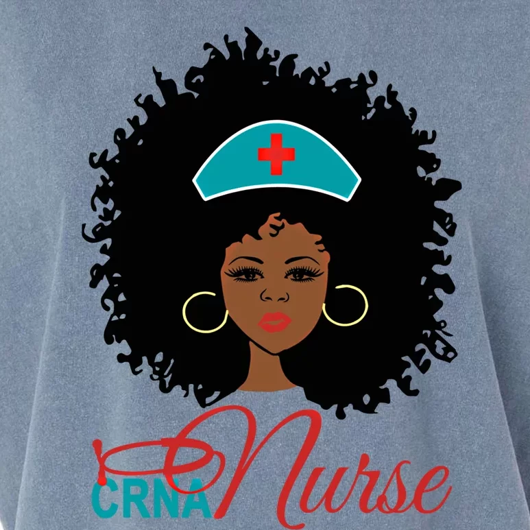 Gift For Black Crna Nurse Anesthetist Anesthesiologists Funny Gift Garment-Dyed Women's Muscle Tee