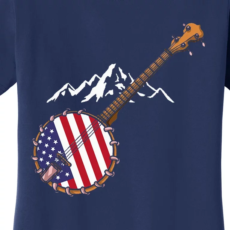 Gifts For Bluegrass Lovers Banjo Mandolin Kentucky Women's T-Shirt