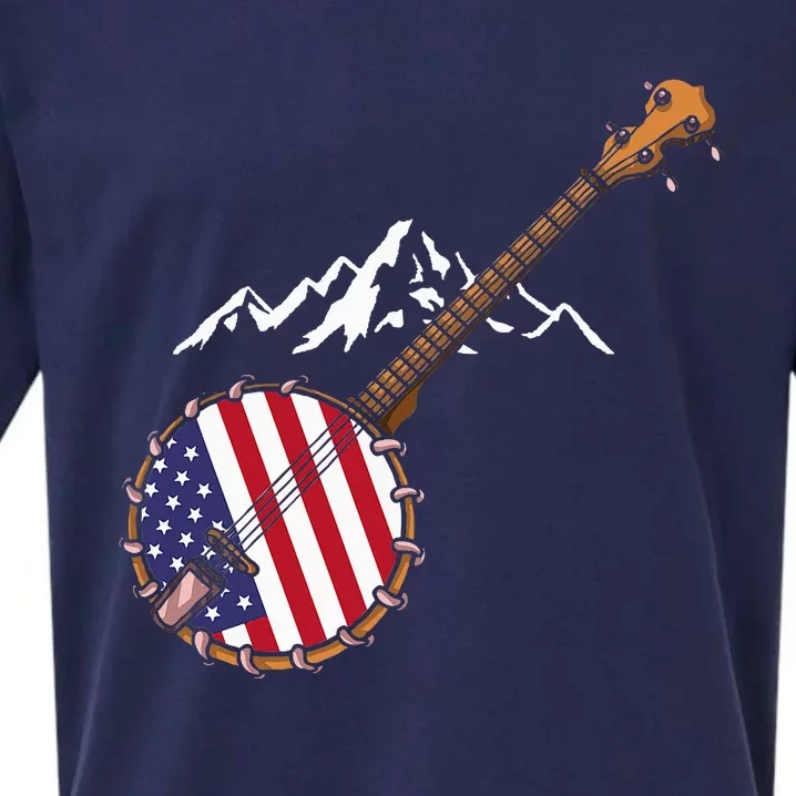 Gifts For Bluegrass Lovers Banjo Mandolin Kentucky Sueded Cloud Jersey T-Shirt