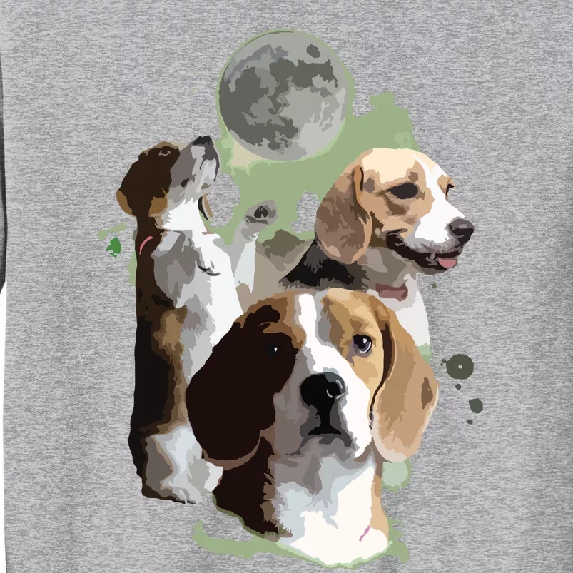 Gifts For Beagle Lovers Dog Mom Funny Anatomy Of A Beagle Tall Sweatshirt