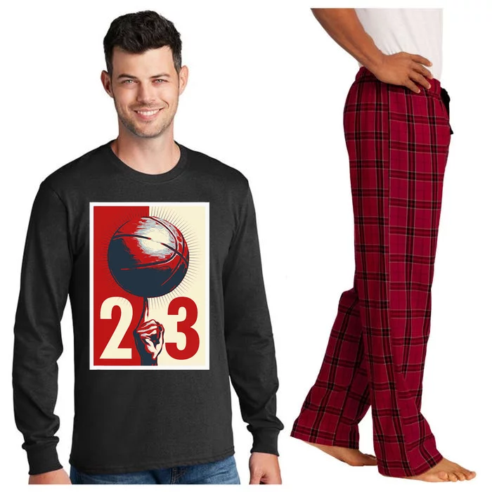 Gift For Basketball Fan Streetball Street Basketball Long Sleeve Pajama Set