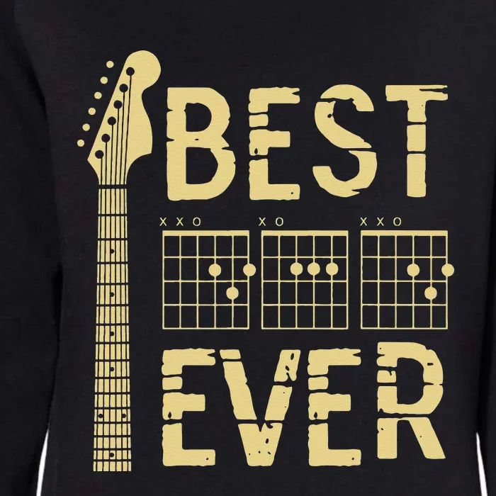 Guitarist Father Best Dad Ever D A D Chord Gifts Guitar Womens California Wash Sweatshirt