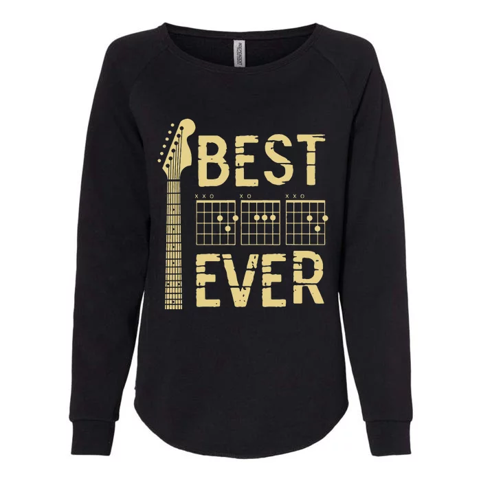 Guitarist Father Best Dad Ever D A D Chord Gifts Guitar Womens California Wash Sweatshirt