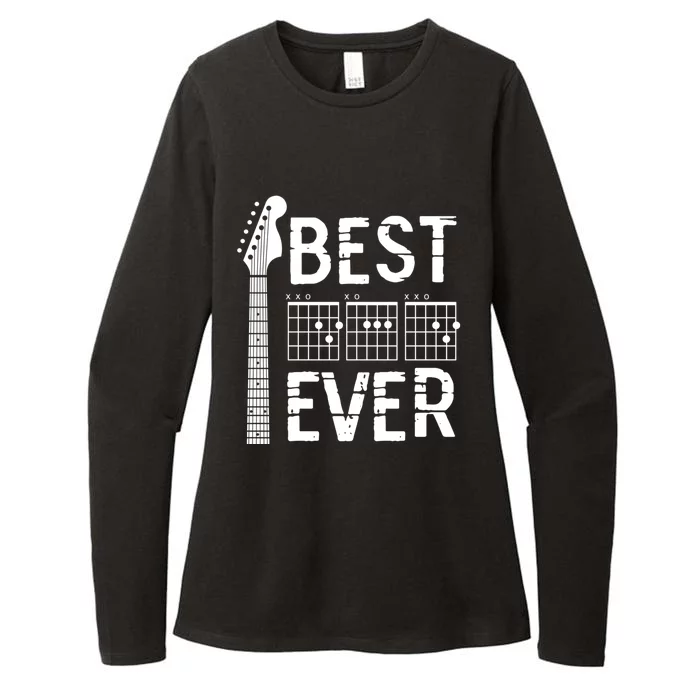 Guitarist Father Best Dad Ever D A D Chord Gifts Guitar Womens CVC Long Sleeve Shirt