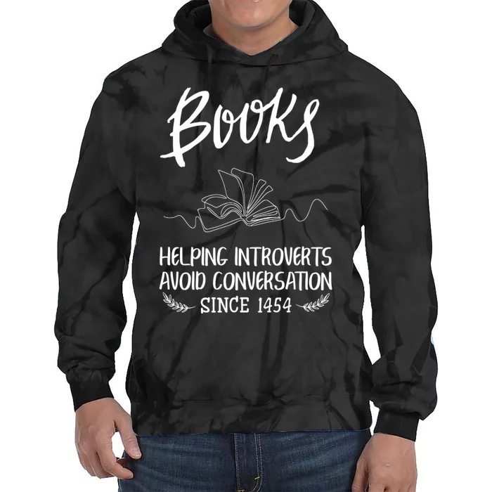 Gifts For Book Lovers Bookworm Reading Funny Tie Dye Hoodie