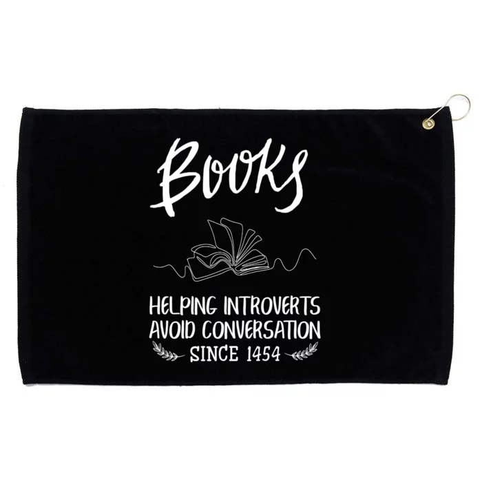 Gifts For Book Lovers Bookworm Reading Funny Grommeted Golf Towel