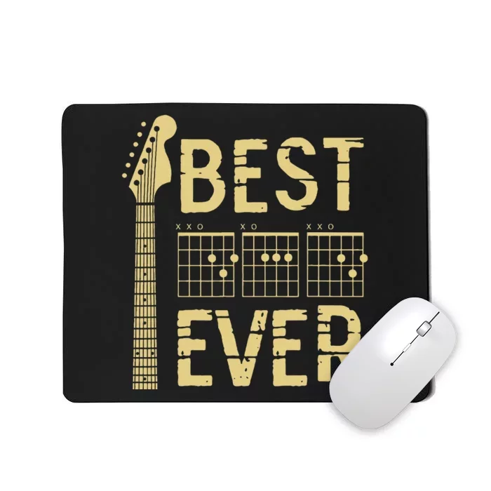 Guitarist Father Best Dad Ever D A D Chord Mousepad