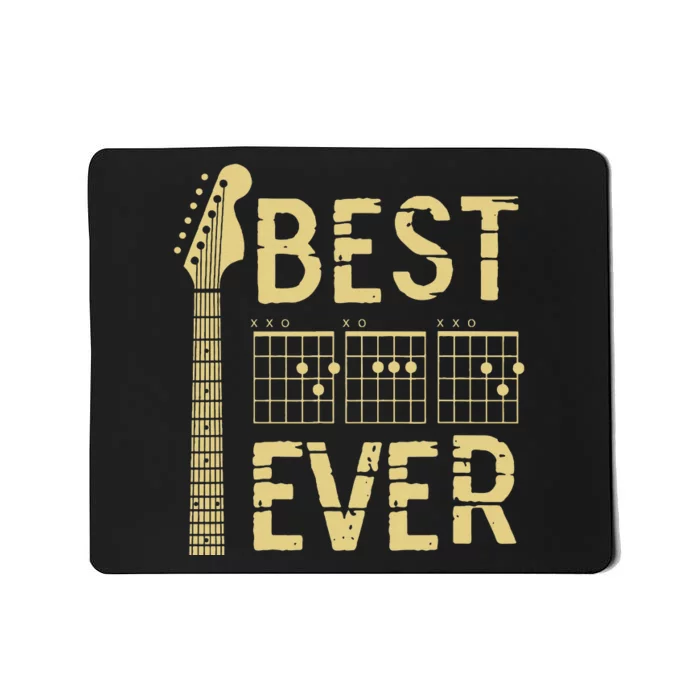 Guitarist Father Best Dad Ever D A D Chord Mousepad